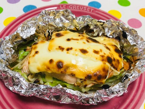 鮭のホイル焼き クリームチーズのせ レシピ 作り方 By ゆず茶55 楽天レシピ